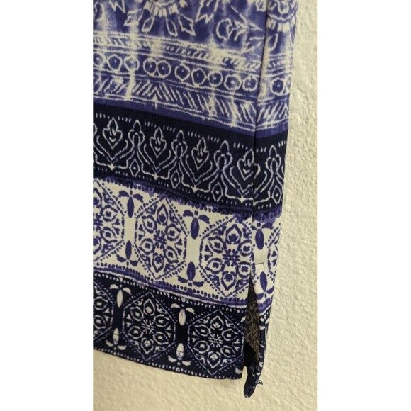 TALBOTS Cabana Life Sleeveless Swim Dress Navy Blue Size Small - Picture 7 of 9